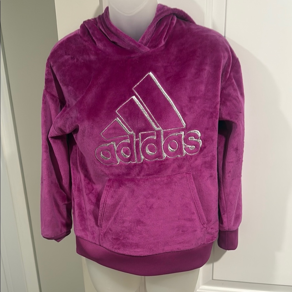 adidas Kids Purple Hoodie